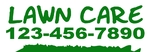 Lawn Care Signs