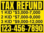 Tax Return Sign 13