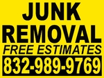 JUNK REMOVAL - YELLOW BACKGROUND