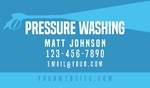 Pressure washing business cards