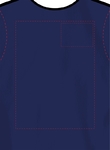 NAVY - FRONT ONLY