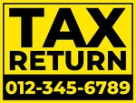 Tax Return Sign 02