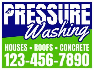18x24 Yard Sign_2-Color_Pressure Washing Sign 05