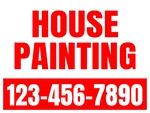 18x24 Yard Sign_1-Color_Painting Sign 01