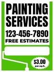 18x24 Yard Sign_2-Color_Painting Sign 05