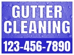 18x24 Yard Sign_1-Color_Gutter Cleaning Sign 03