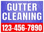 18x24 Yard Sign_2-Color_Gutter Cleaning Sign 03