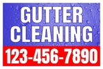 12x18 Yard Sign_2-Color_Gutter Cleaning Sign 03