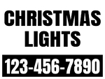 18x24 Yard Sign_1-Color_Christmas Lights Sign 01