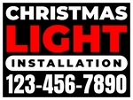 18x24 Yard Sign_2-Color_Christmas Lights Sign 02