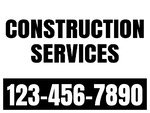 18x24 Yard Sign_1-Color_Construction Sign 01