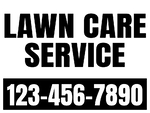 18x24 Yard Sign_1-Color_Lawn Care Sign 01