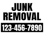 18x24 Yard Sign_1-Color_Junk Removal Sign 01
