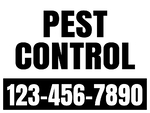 18x24 Yard Sign_1-Color_Pest Control Sign 01