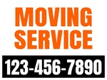 18x24 Yard Sign_2-Color_Moving Service Sign 01