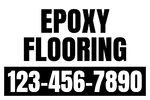 12x18 Yard Sign_1-Color_Epoxy Flooring Sign 01