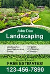 Landscaping flyer