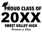 Class of 20XX Graduation Sign