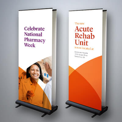 Large Banners with Stand