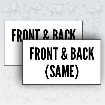 Front & Back (Same design)