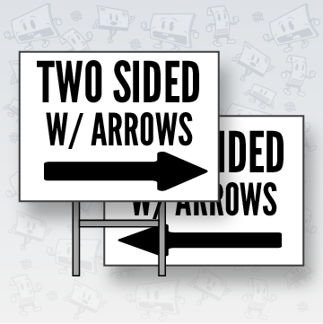 2 Sided + Directional Arrows