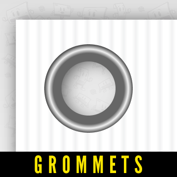 Grommets (every 2 ft)